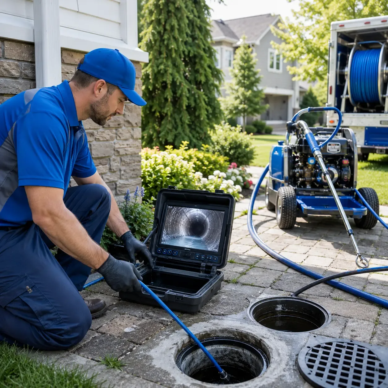Outdoor drain cleaning professionals serving Edison, CA